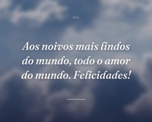 Aos noivos mais lindos do mundo, todo o amor do mundo. Felicidades!