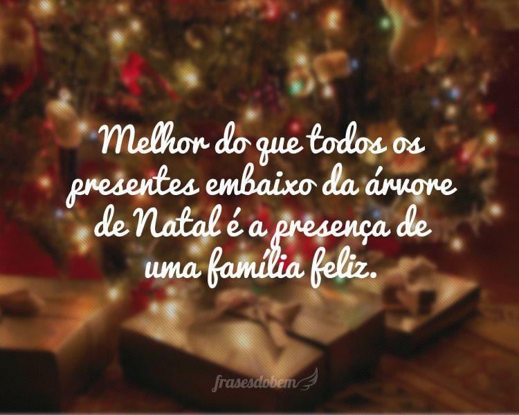Melhor do que todos os presentes embaixo da árvore de Natal é a