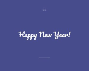 Happy New Year!