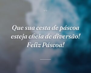 Que sua cesta de páscoa esteja cheia de diversão! Feliz Páscoa!