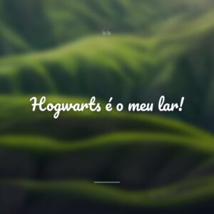 Hogwarts é o meu lar!