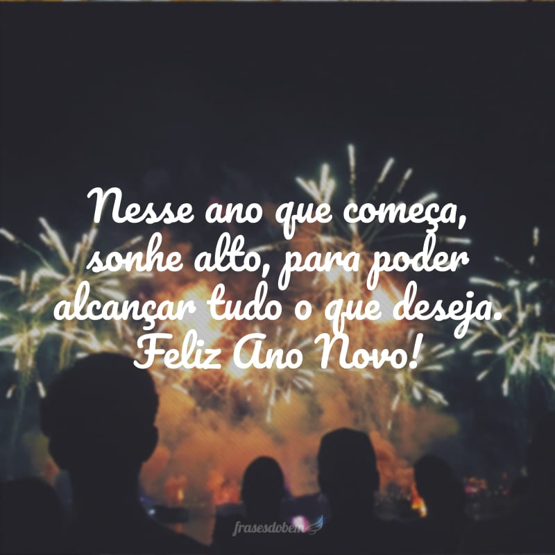 20 frases bonitas de Ano Novo para desejar votos de amor e alegria