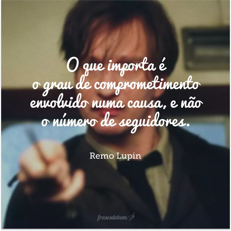 O que importa é o grau de comprometimento envolvido numa causa, e não o número de seguidores.