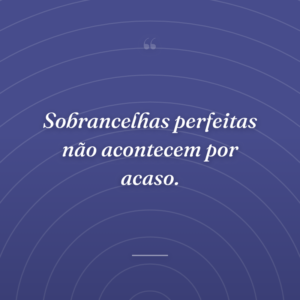Sobrancelhas perfeitas não acontecem por acaso.