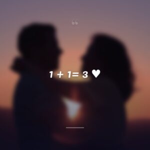1 + 1= 3 ♥