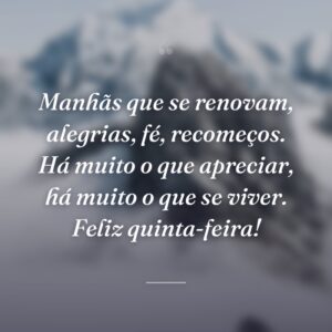 Manhãs que se renovam, alegrias, fé, recomeços. Há muito o que apreciar, há muito o que se viver. Feliz quinta-feira!