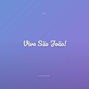 Viva São João!