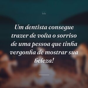 Um dentista consegue trazer de volta o sorriso de uma pessoa que tinha vergonha de mostrar sua beleza!
