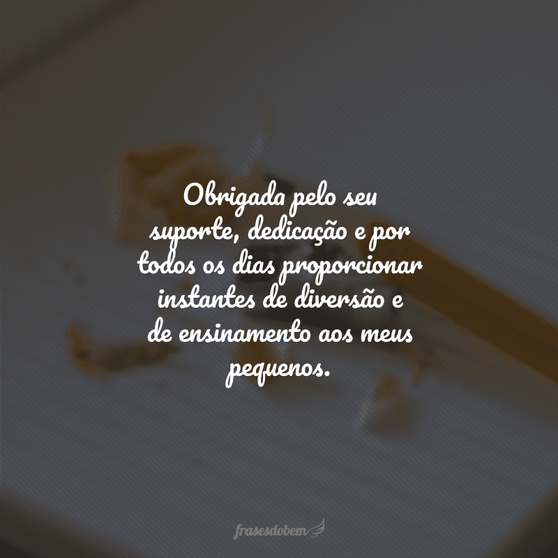 Obrigada pelo seu suporte, dedicação e por todos os dias proporcionar instantes de diversão e de ensinamento aos meus pequenos.