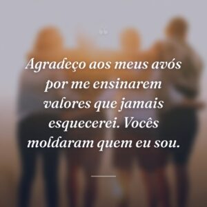Agradeço aos meus avós por me ensinarem valores que jamais esquecerei. Vocês moldaram quem eu sou.