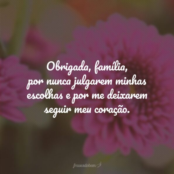 50 frases de agradecimento à família que expressam seu valor