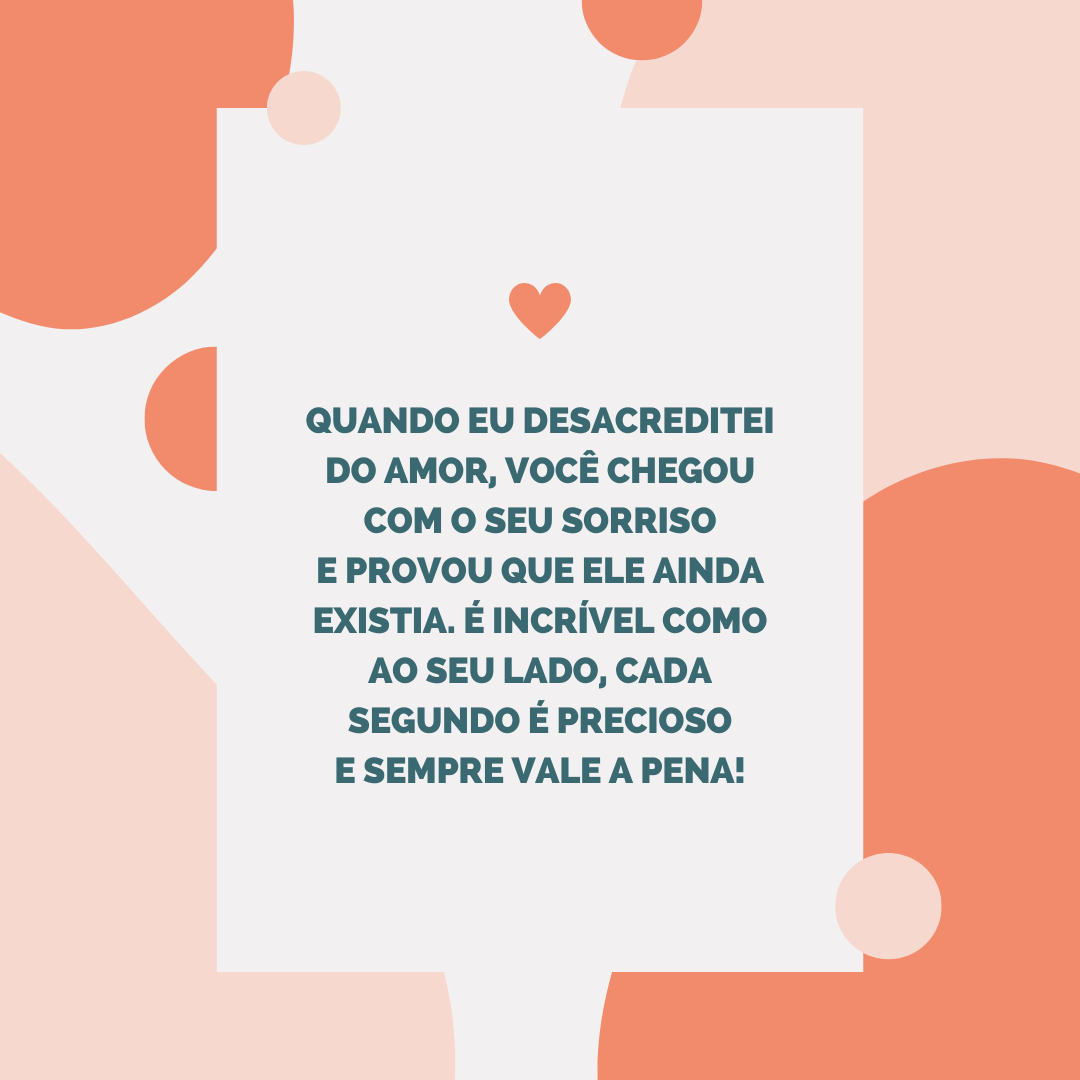 Eu sei e você sabe
Já que a vida quis assim
Que nada nesse mundo levará você de mim
Eu sei e você sabe
Que a distância não existe
Que todo grande amor
Só é bem grande se for triste
Por isso meu amor
Não tenha medo de sofrer
Que todos os caminhos
Me encaminham a você.

Assim como viver sem ter amor, não é viver
Não há você sem mim
E eu não existo sem você!