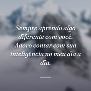 Sempre aprendo algo diferente com você. Adoro contar com sua inteligência no meu dia a dia.