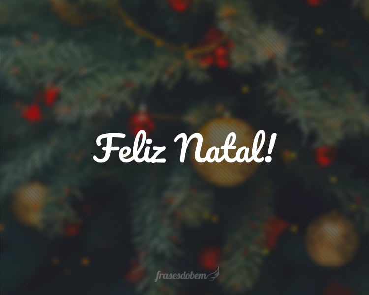 Feliz Natal!