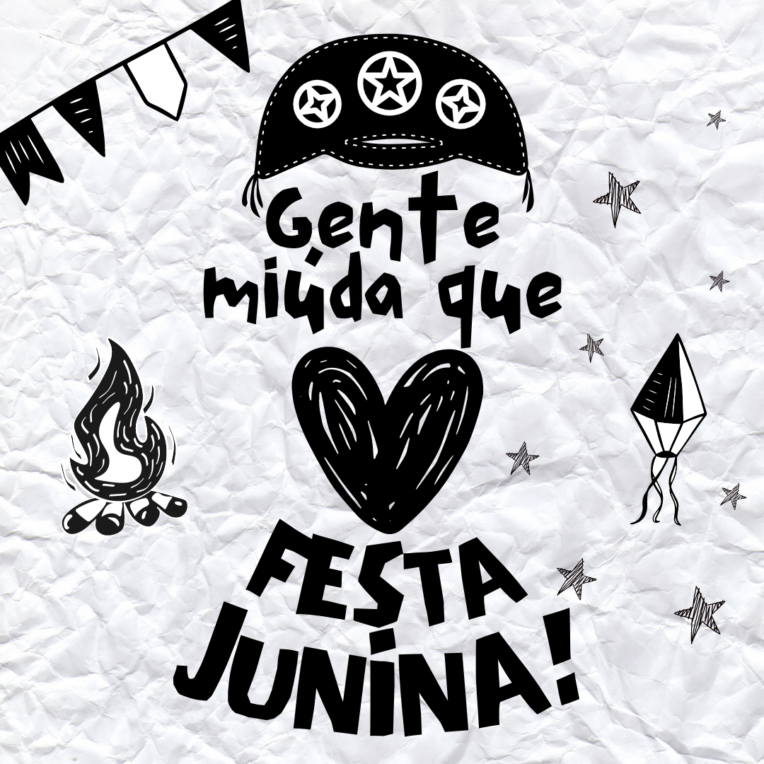 Gente miúda que ama Festa Junina!