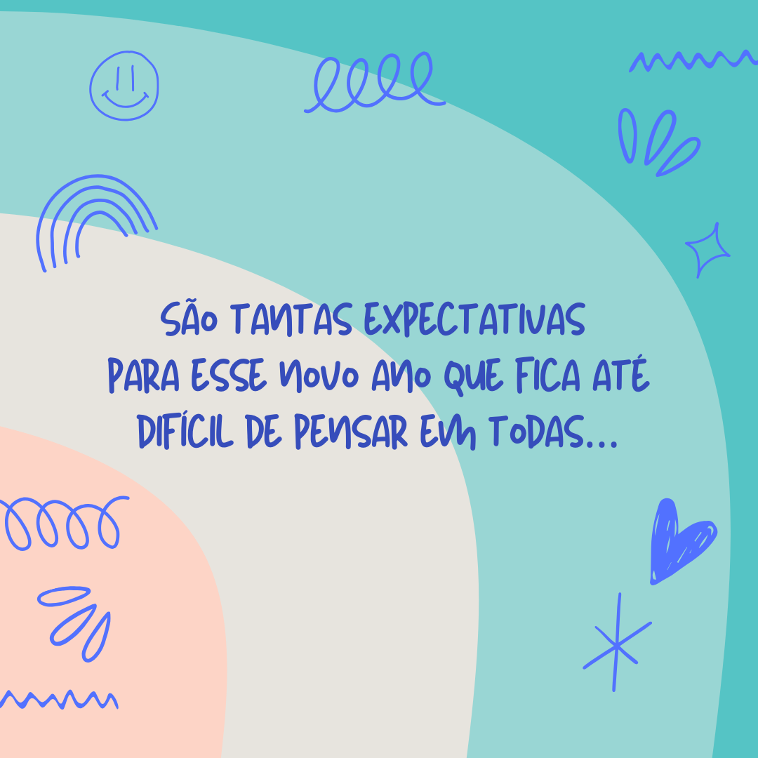 São tantas expectativas para esse novo ano que fica até difícil de pensar em todas… Por ora, basta saber de uma coisa: janeiro está aí e vai ser um mês de incontáveis maravilhas. Em nome do Senhor Jesus!