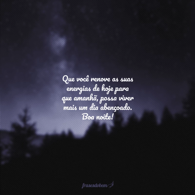45 frases de boa noite para WhatsApp que desejam um bom descanso 45 frases de boa noite para WhatsApp que desejam um bom descanso